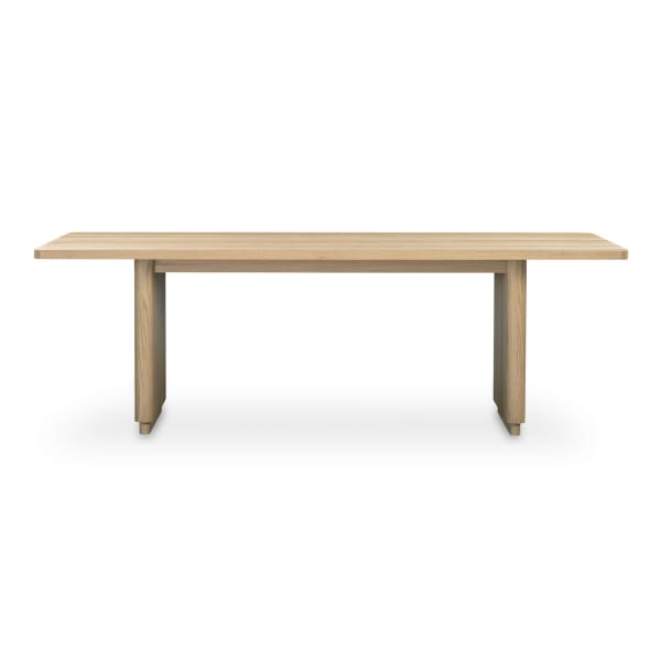 Round Off - Small Oak Dining Table - Light Brown