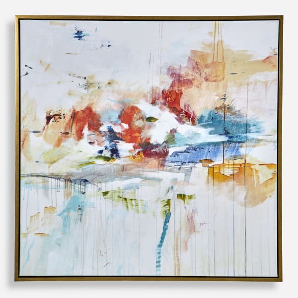 Dream State - Framed Abstract Art - Gray