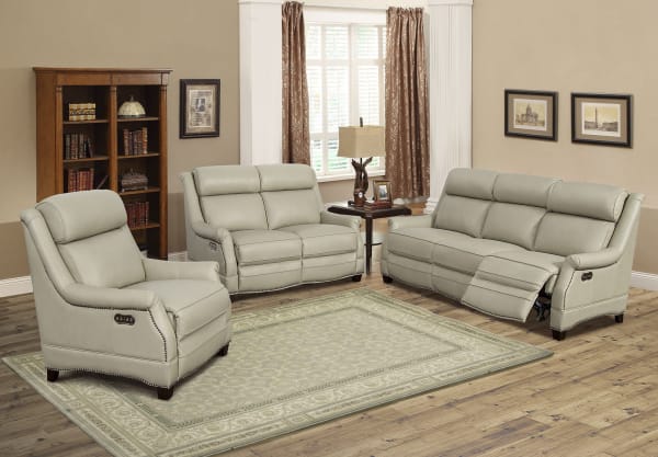 Warrendale - Loveseat-Wall Prox. Recliner With Power And Power Headrests - Beige