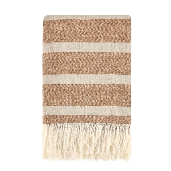 Throws - TC 50x70 Sherry Throw - Hazel/ Natural