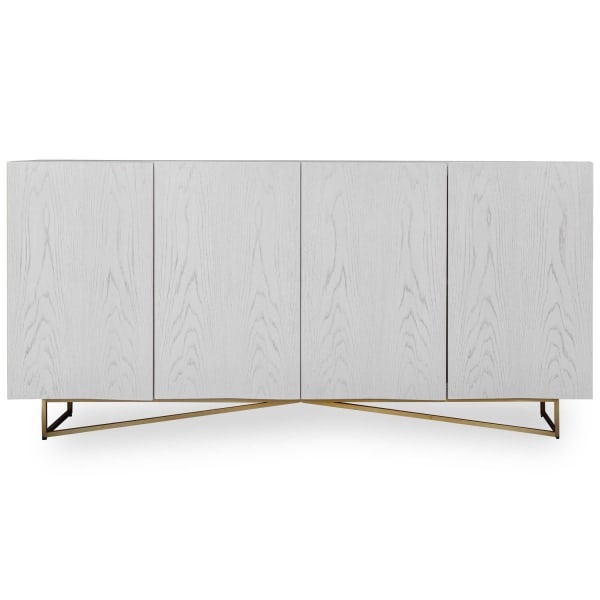 Ripple - 4 Door Cabinet - White