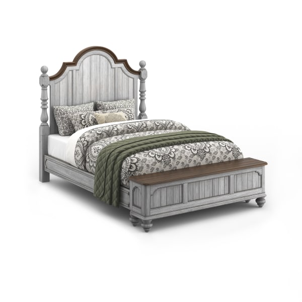 Plymouth - Queen Storage Bed - Gray
