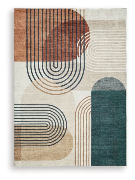 Farrendale - Multi - Washable Medium Rug