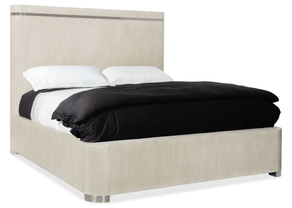 Modern Mood - King Panel Bed - Beige