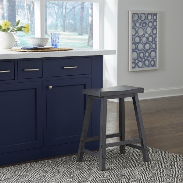 Creations - 24" Sawhorse Counter Stool - Slate