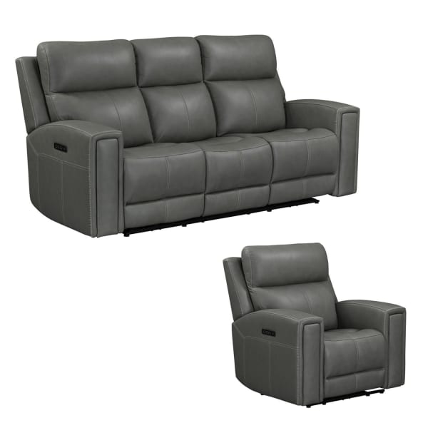 Camden - Sofa & Recliner - Gray