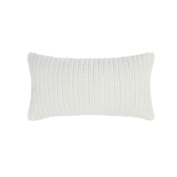 Performance Prism - 14" x 26" Pillow - Ivory/White