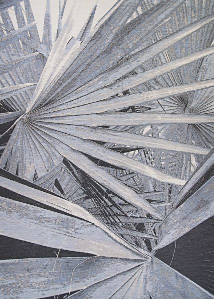 Couristan Dolce Kalamiaris Palms Palm/Silver Collection