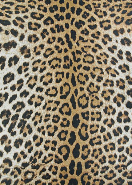 Couristan Dolce Amur Leopard New Gold