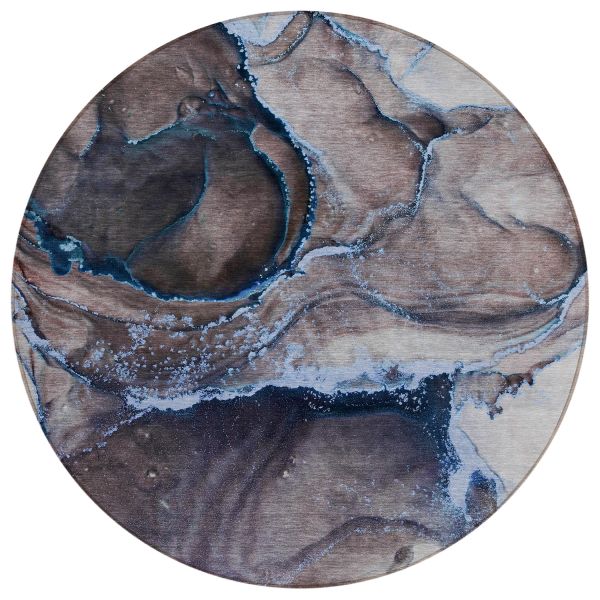 Addison Rugs Chantille Navy 8'0" x 8'0" Round