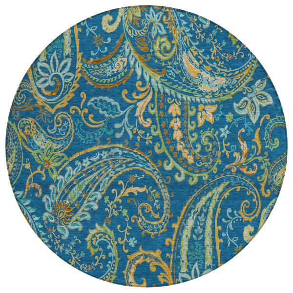 Addison Rugs Chantille Navy 8'0" x 8'0" Round