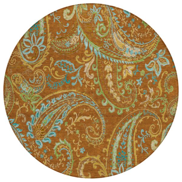 Addison Rugs Chantille Paprika 8'0" x 8'0" Round
