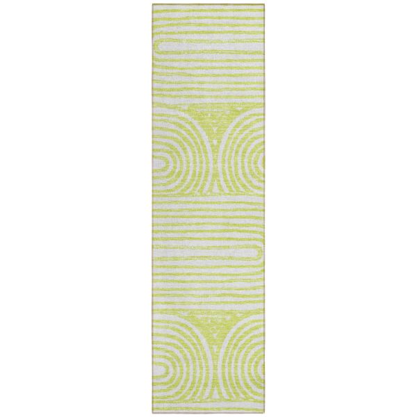 Addison Rugs Chantille Green 2'3" x 7'6" Runner Collection
