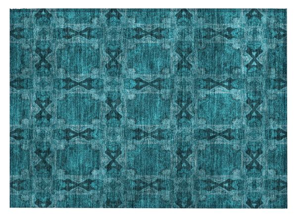 Addison Rugs Chantille Teal 1'8" x 2'6"