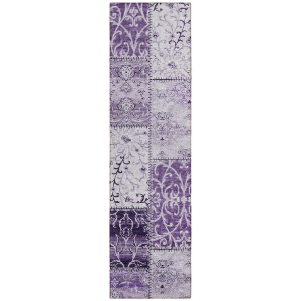 Addison Rugs Chantille Purple 2'3" x 7'6" Runner