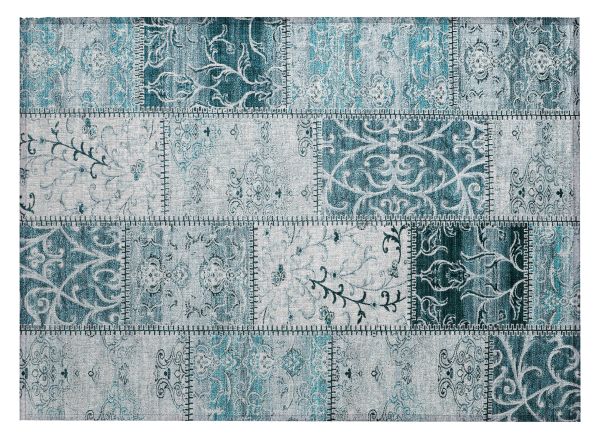 Addison Rugs Chantille Teal 1'8" x 2'6"