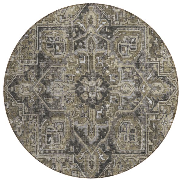 Addison Rugs Chantille Taupe 8'0" x 8'0" Round Collection