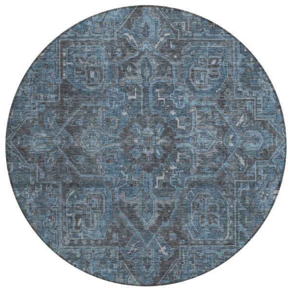 Addison Rugs Chantille Navy 8'0" x 8'0" Round