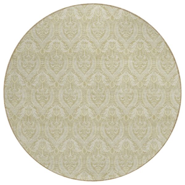 Addison Rugs Chantille Beige 8'0" x 8'0" Round Collection