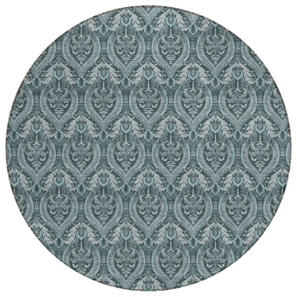 Addison Rugs Chantille Teal 8'0" x 8'0" Round