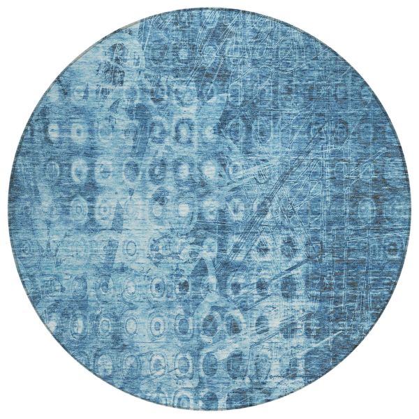 Addison Rugs Chantille Blue 8'0" x 8'0" Round