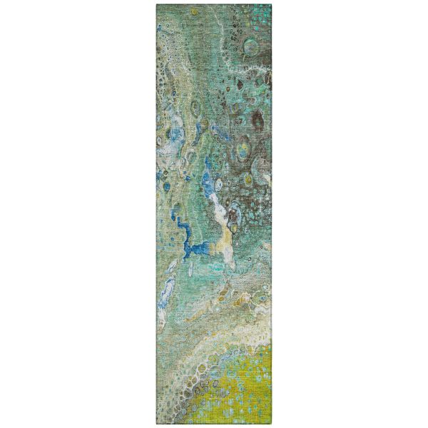 Addison Rugs Chantille Teal 2'3" x 7'6" Runner