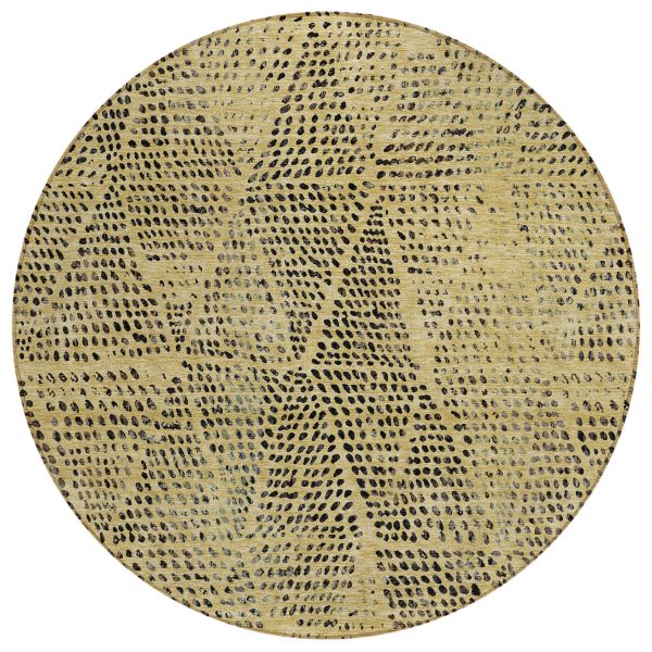Addison Rugs Chantille Gold 8'0" x 8'0" Round