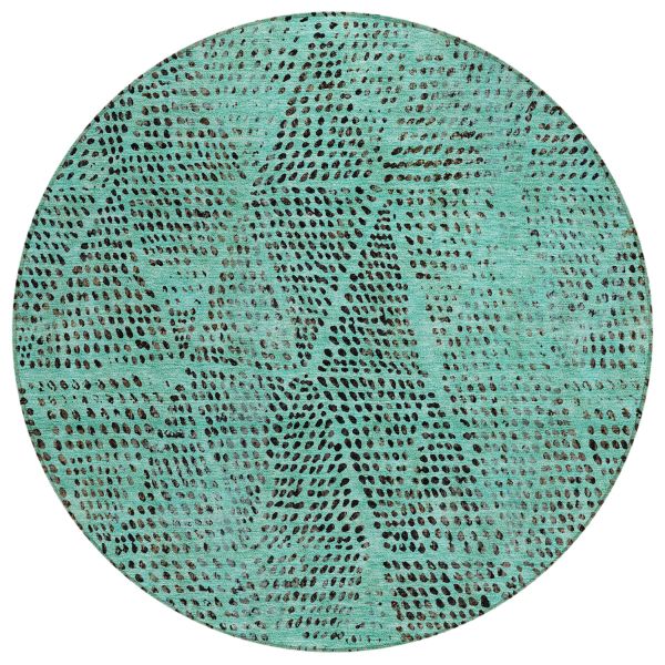 Addison Rugs Chantille Teal 8'0" x 8'0" Round