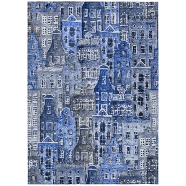Addison Rugs Chantille Blue 2'6" x 3'10" Collection