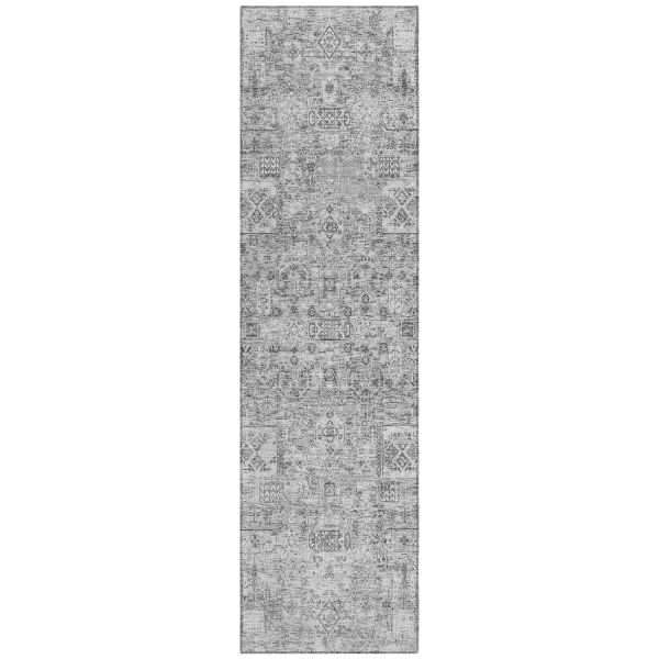 Addison Rugs Chantille Gray 2'3" x 7'6" Runner