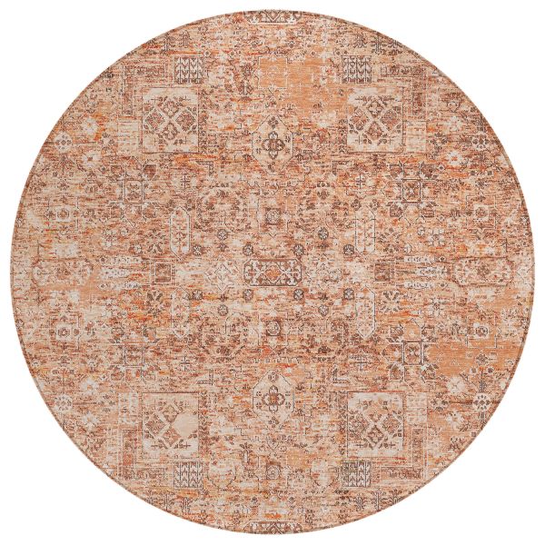 Addison Rugs Chantille Salmon 8'0" x 8'0" Round