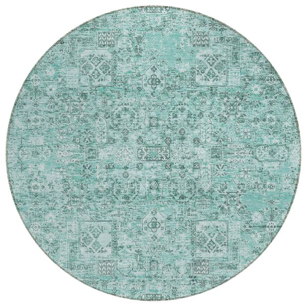 Addison Rugs Chantille Teal 8'0" x 8'0" Round