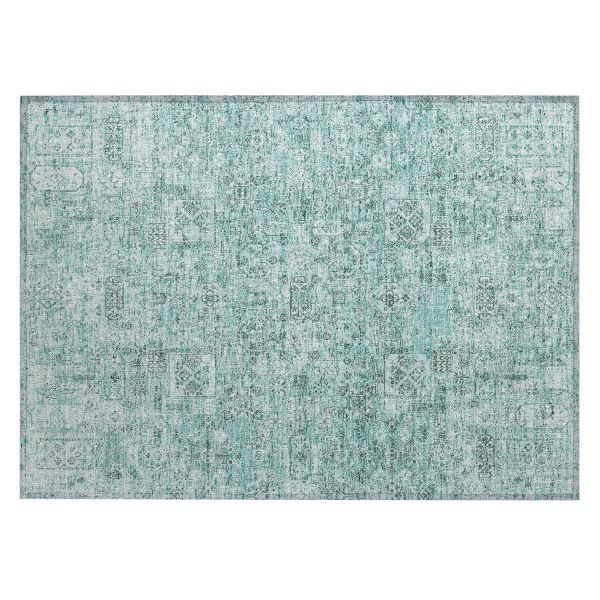 Addison Rugs Chantille Teal 1'8" x 2'6"