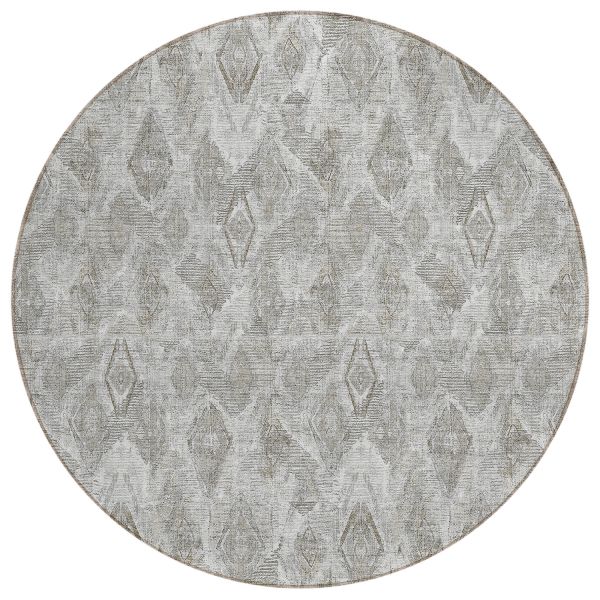 Addison Rugs Chantille Silver 8'0" x 8'0" Round