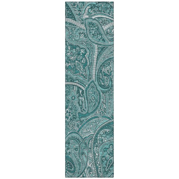 Addison Rugs Chantille Teal 2'3" x 7'6" Runner