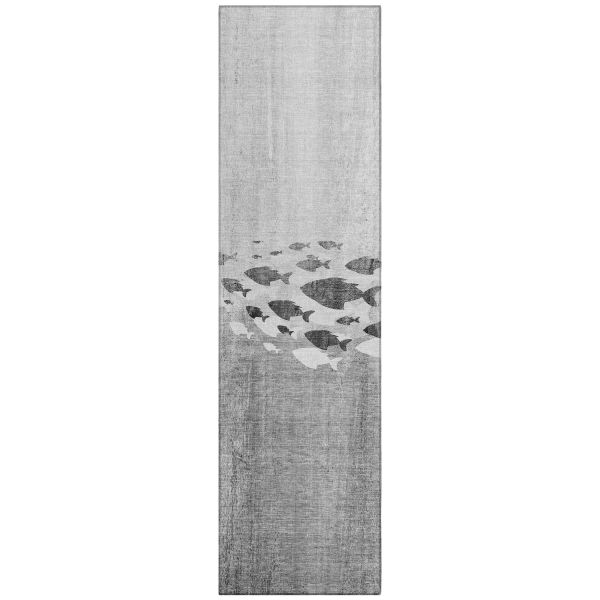 Addison Rugs Chantille Gray 2'3" x 7'6" Runner