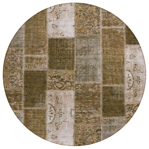 Addison Rugs Chantille Brown 8'0" x 8'0" Round