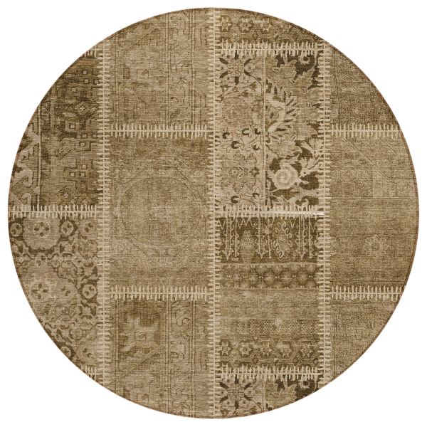 Addison Rugs Chantille Brown 8'0" x 8'0" Round