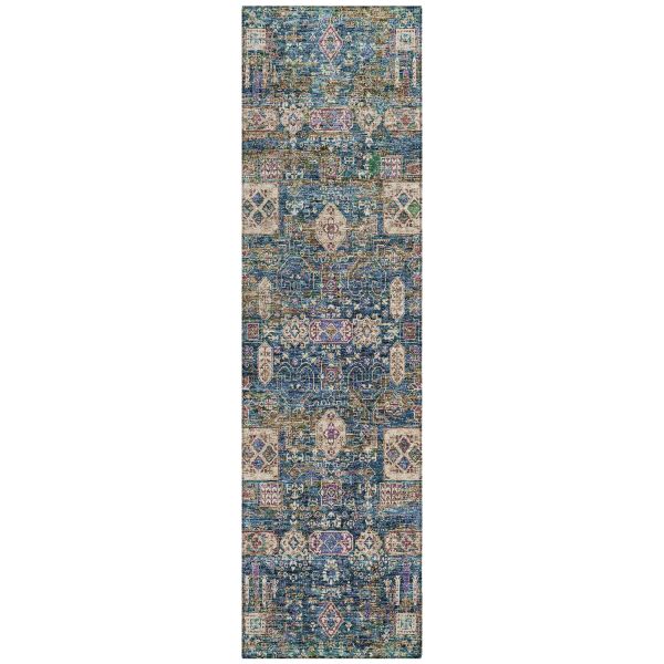 Addison Rugs Chantille Green 2'3" x 7'6" Runner