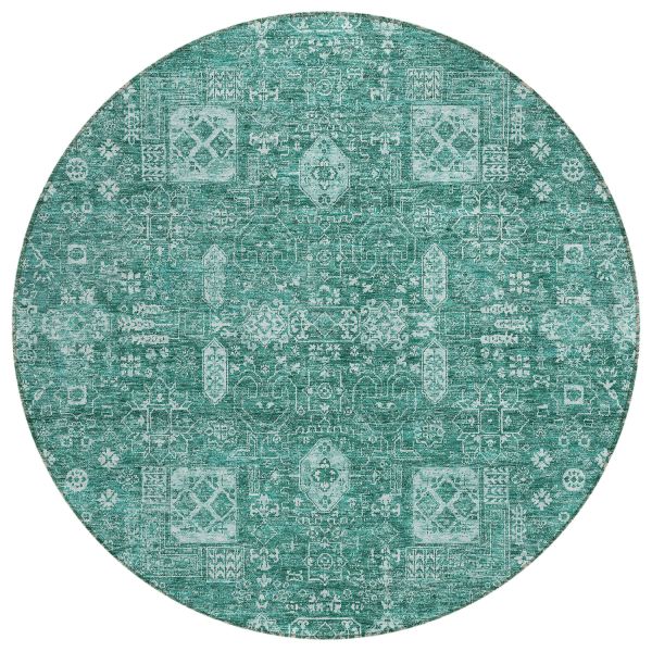 Addison Rugs Chantille Teal 8'0" x 8'0" Round
