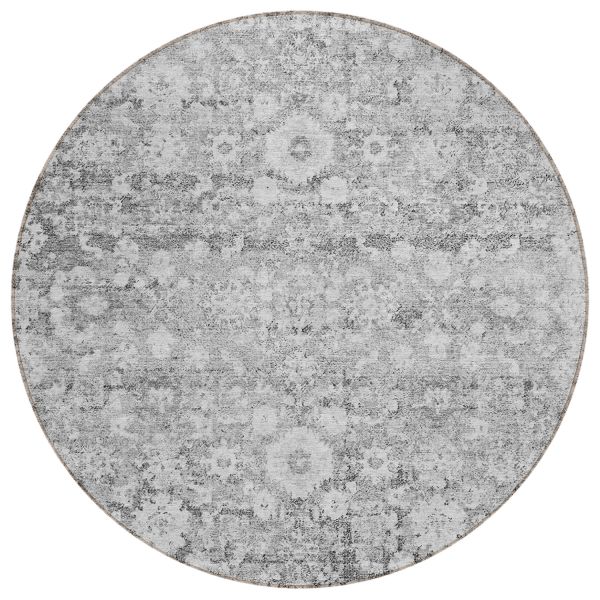 Addison Rugs Chantille Silver 8'0" x 8'0" Round
