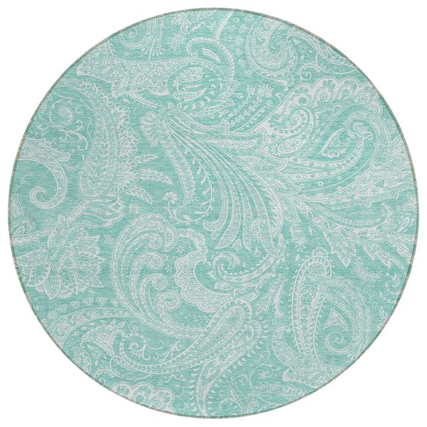 Addison Rugs Chantille Teal 8'0" x 8'0" Round