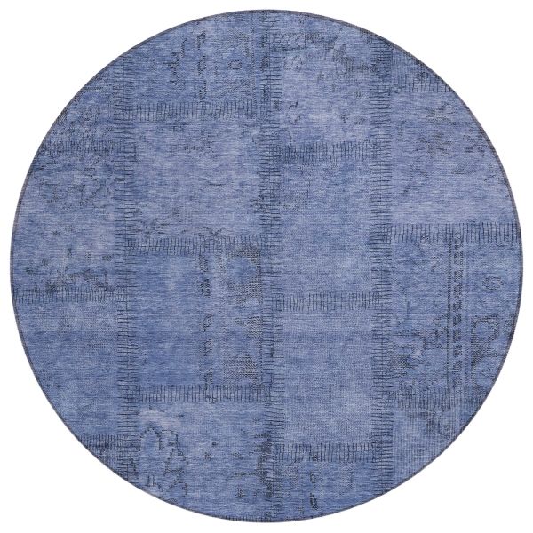 Addison Rugs Chantille Blue 8'0" x 8'0" Round