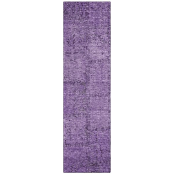Addison Rugs Chantille Purple 2'3" x 7'6" Runner Collection