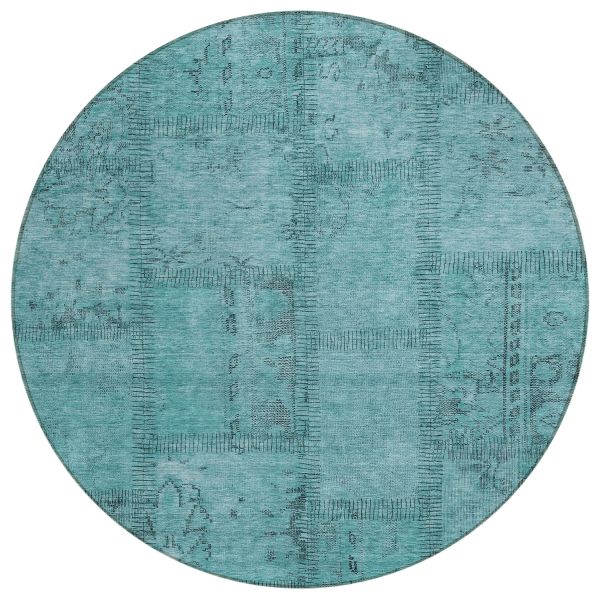 Addison Rugs Chantille Teal 8'0" x 8'0" Round