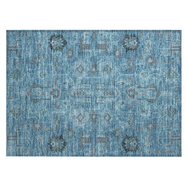 Addison Rugs Chantille Blue 1'8" x 2'6"