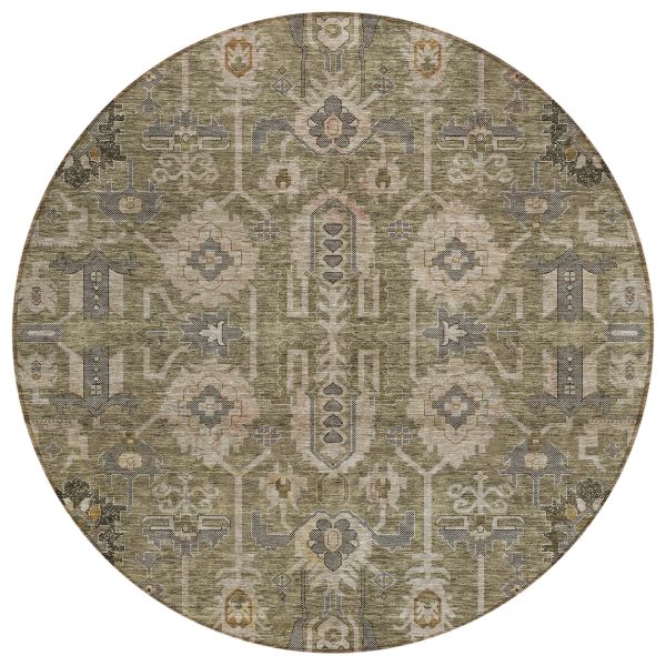 Addison Rugs Chantille Brown 8'0" x 8'0" Round
