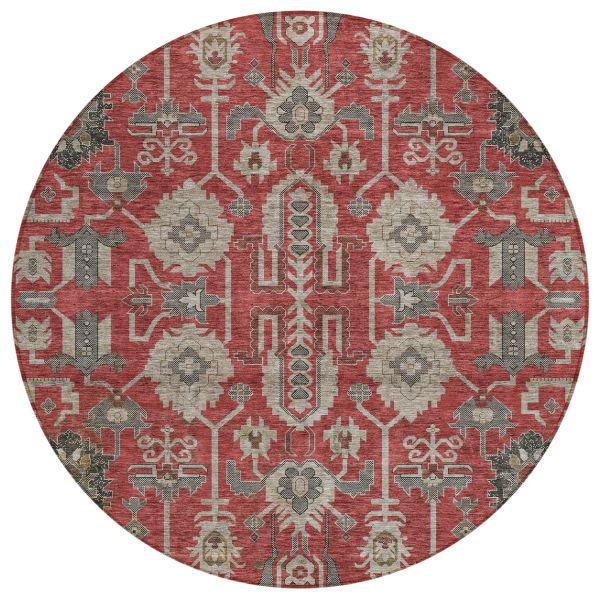 Addison Rugs Chantille Red 8'0" x 8'0" Round