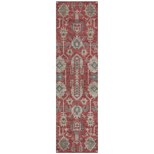 Addison Rugs Chantille Red 2'3" x 7'6" Runner Collection