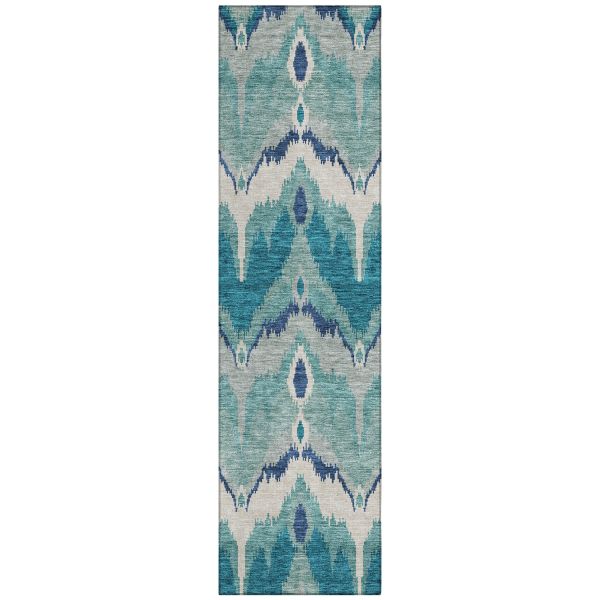 Addison Rugs Chantille Teal 2'3" x 7'6" Runner